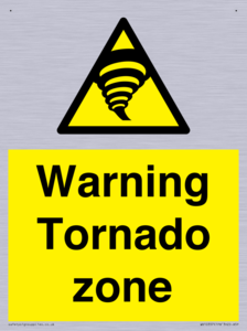 Warning Tornado zone